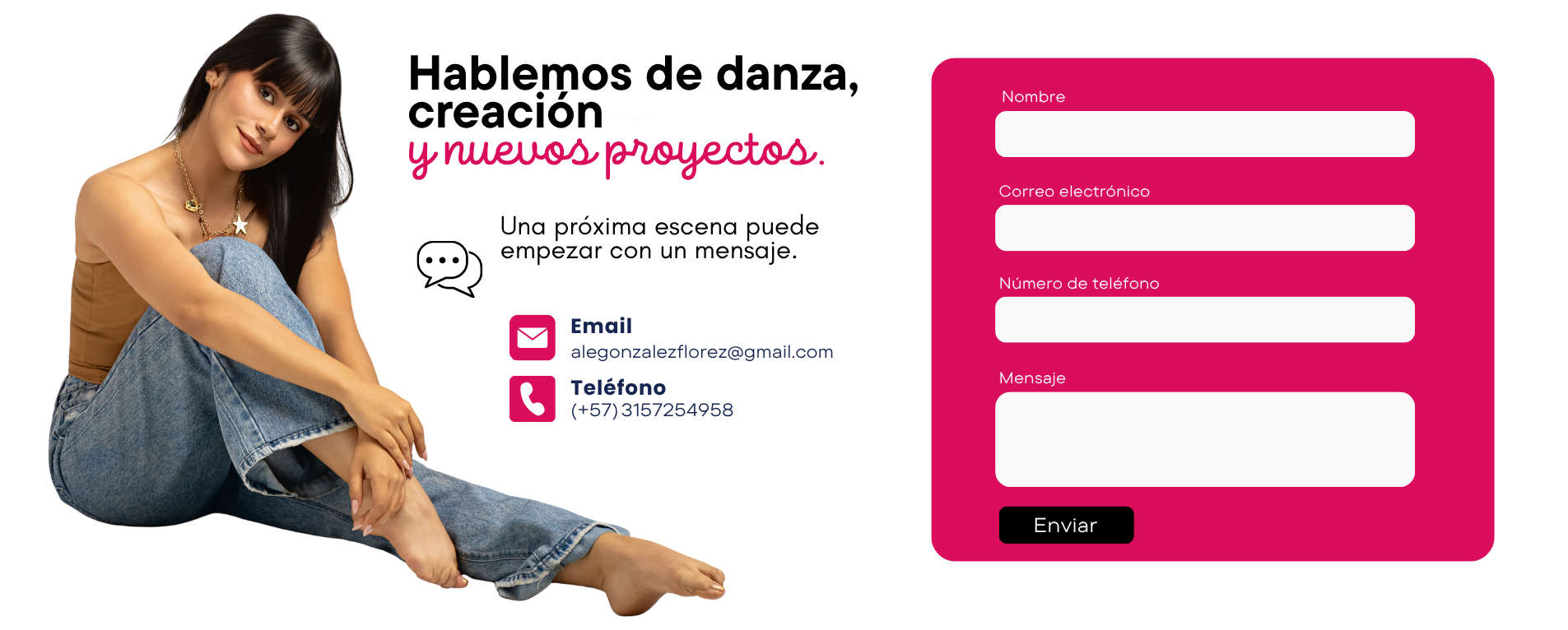 Contacto de Alejandra González