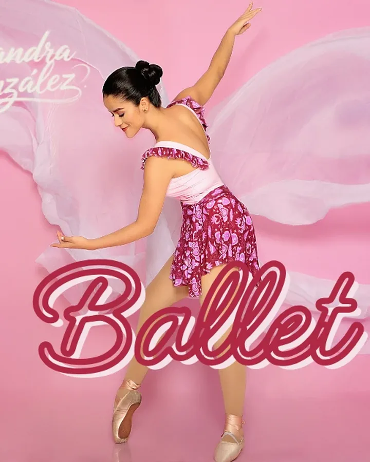 Alejandra González en una variación de ballet